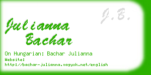 julianna bachar business card